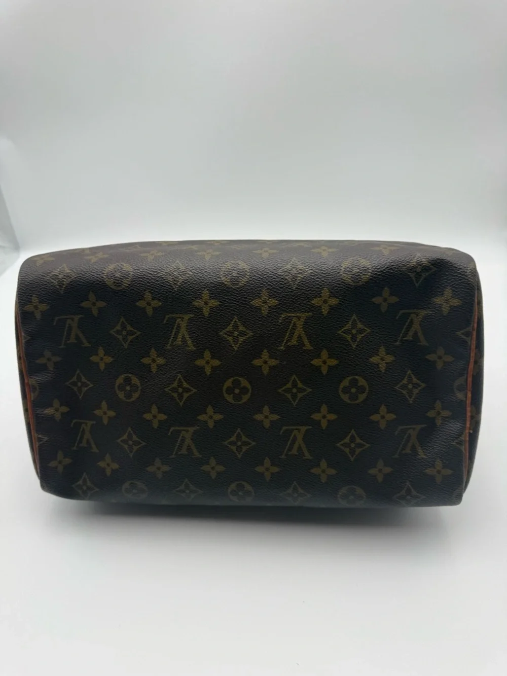Louis Vuitton Speedy 30 Monogram Canvas Duffel Bag in Brown and Tan - Picture 3 of 13